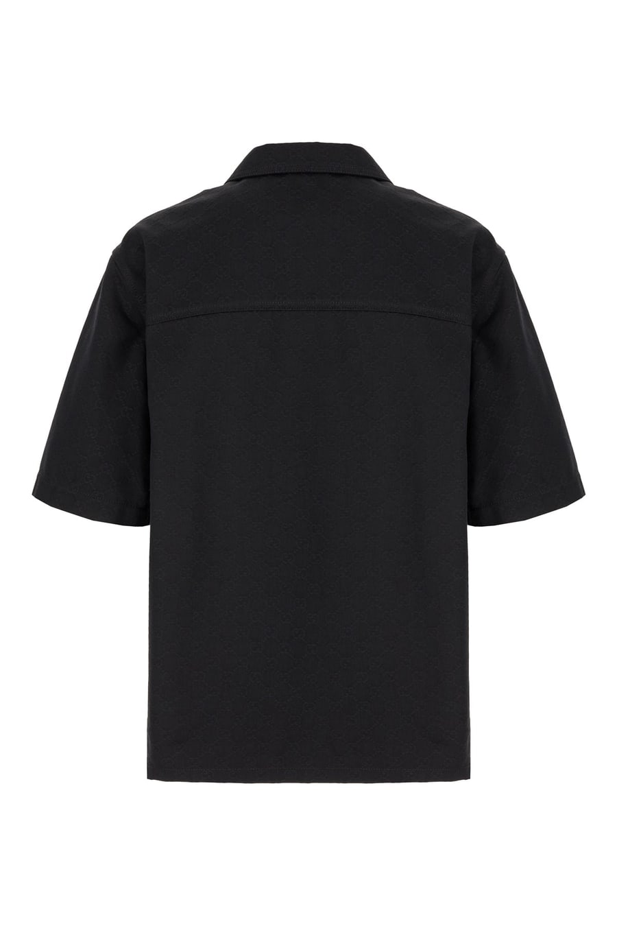 Gucci Camicia in cotone nera, view 2