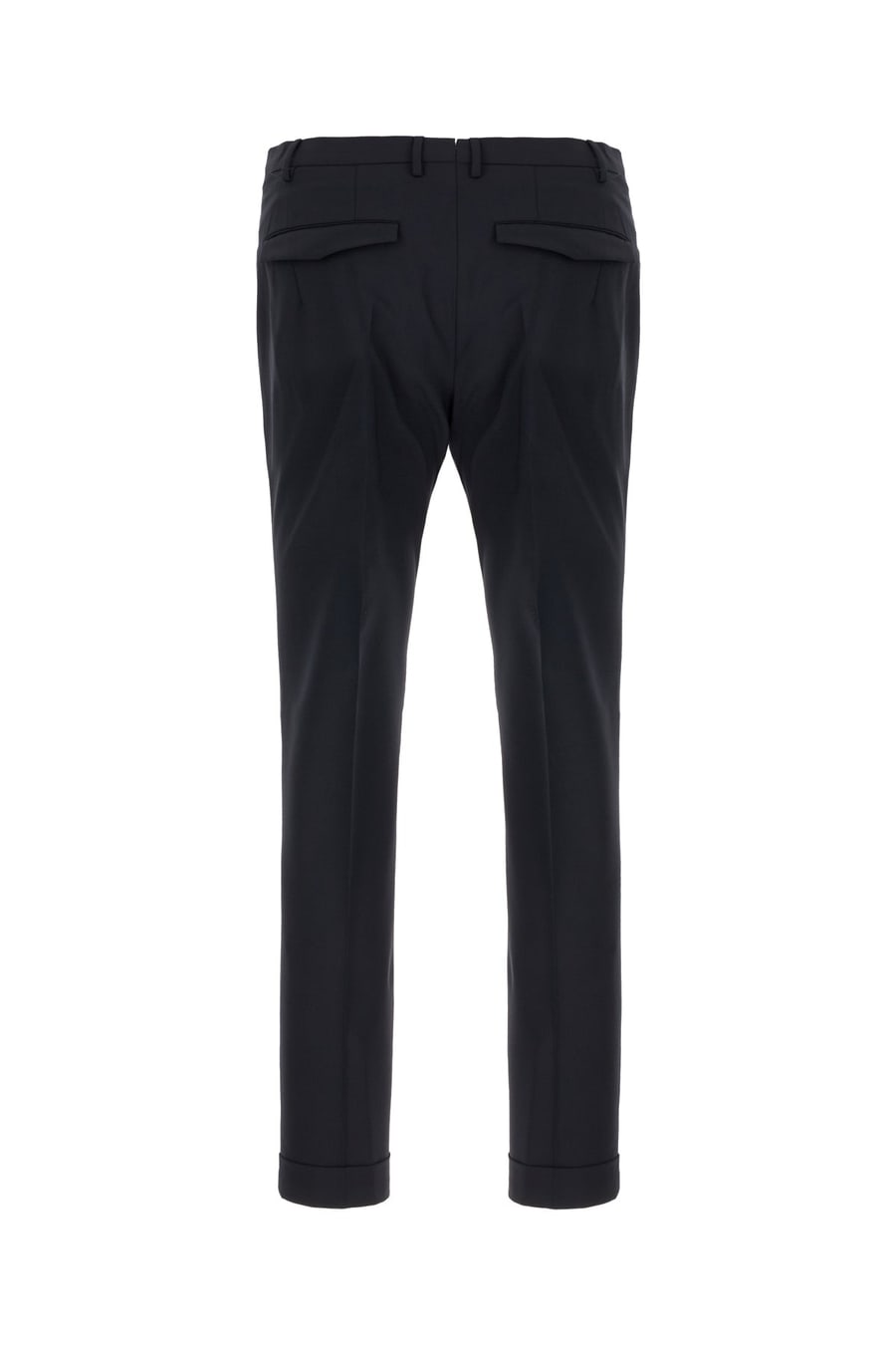 PT Torino Pantalone in lana stretch blu notte, view 2