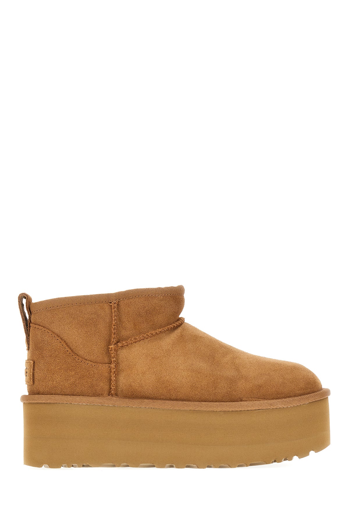 UGG Stivaletti Classic Ultra Mini in pelle scamosciata biscotto