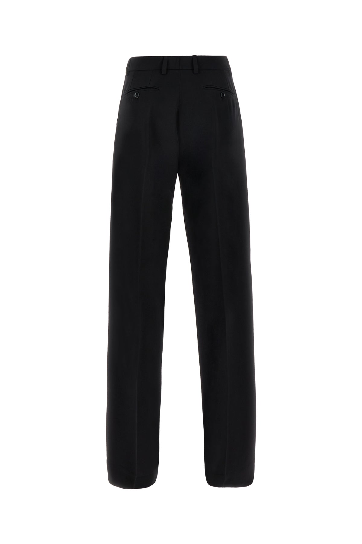 Dolce & Gabbana Pantalone in lana stretch nera, view 2