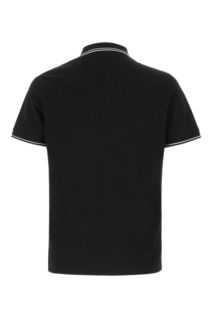 Stone Island Polo in piquet nero, view 2