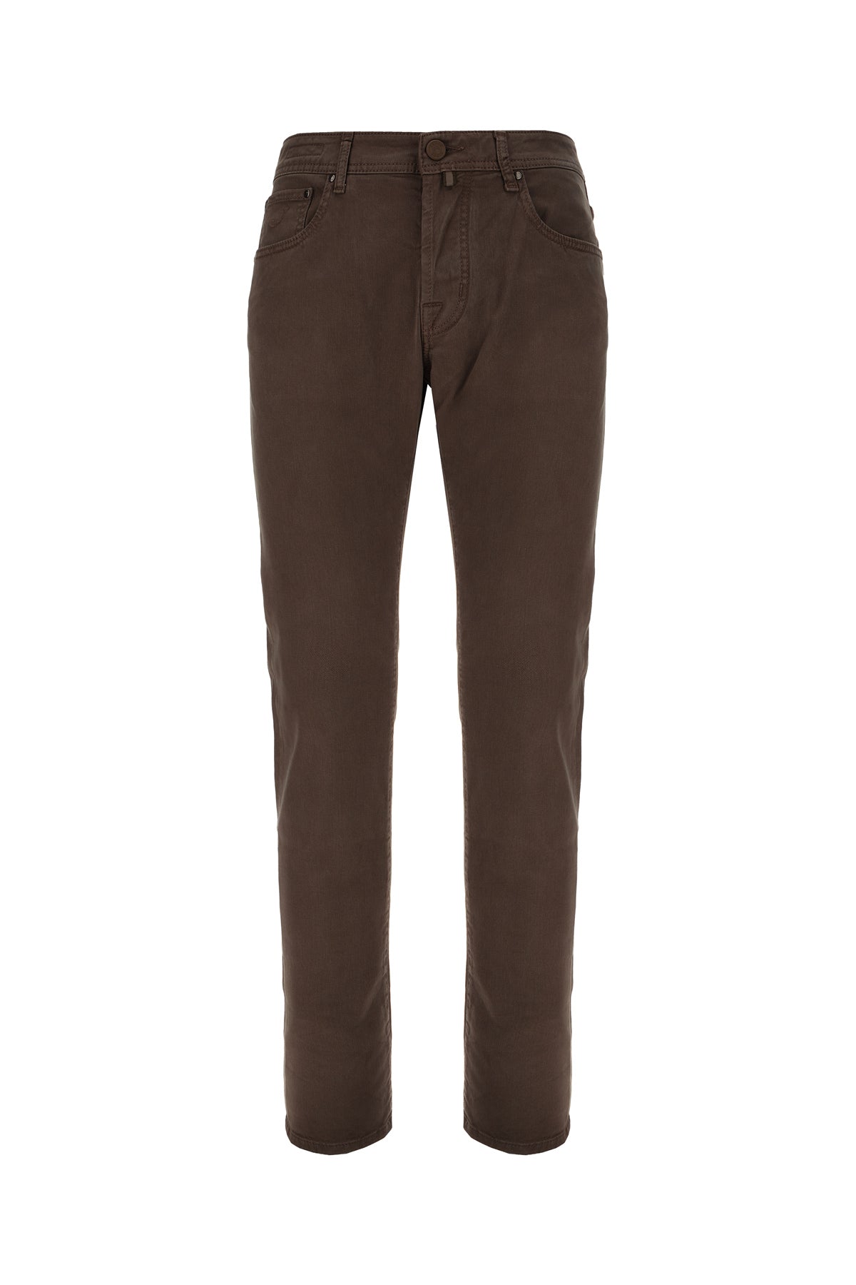 JACOB COHEN Pantalone in misto cotone stretch cioccolato