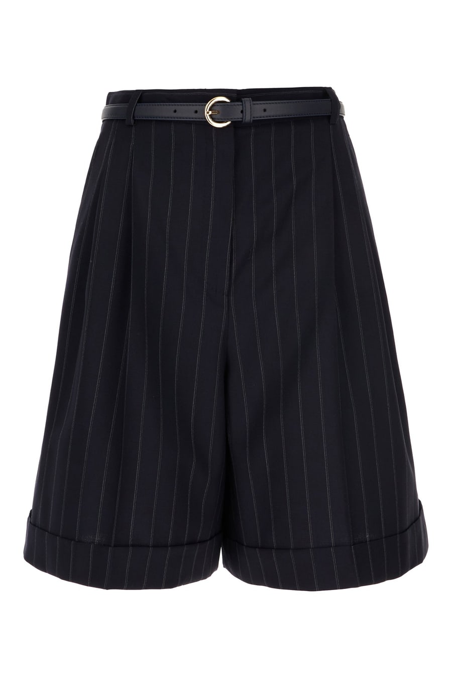 Max Mara Studio Bermuda in lana ricamata