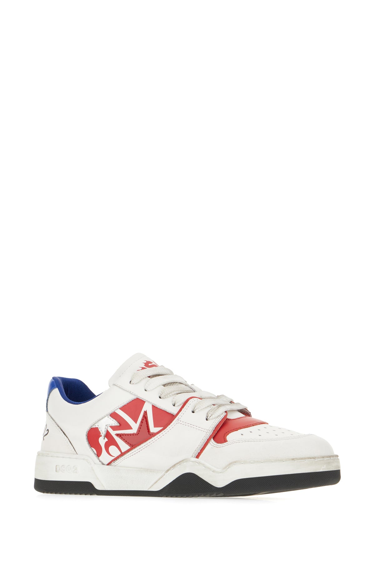 Dsquared2 Sneakers Spiker in pelle multicolor, view 2