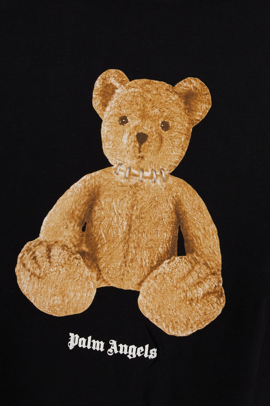 Palm Angels T-shirt in cotone nero, view 3