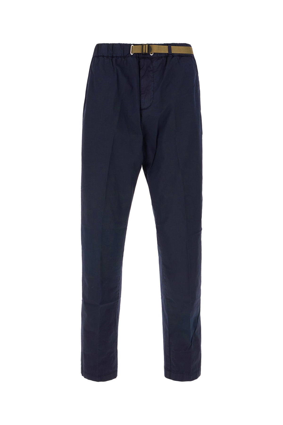WHITE SAND Pantalone in cotone stretch blu navy