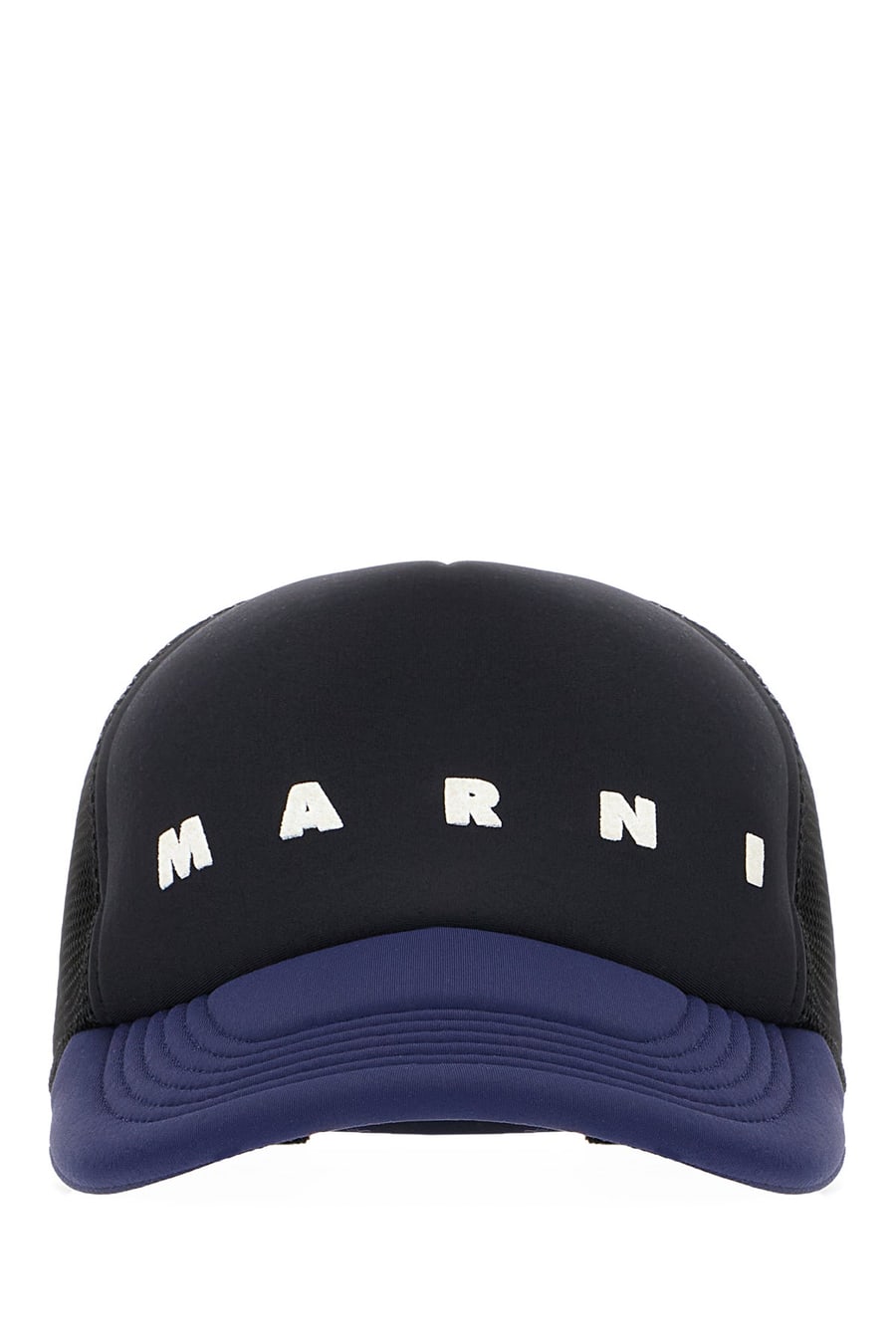 Marni Cappello da baseball in nylon stretch multicolor