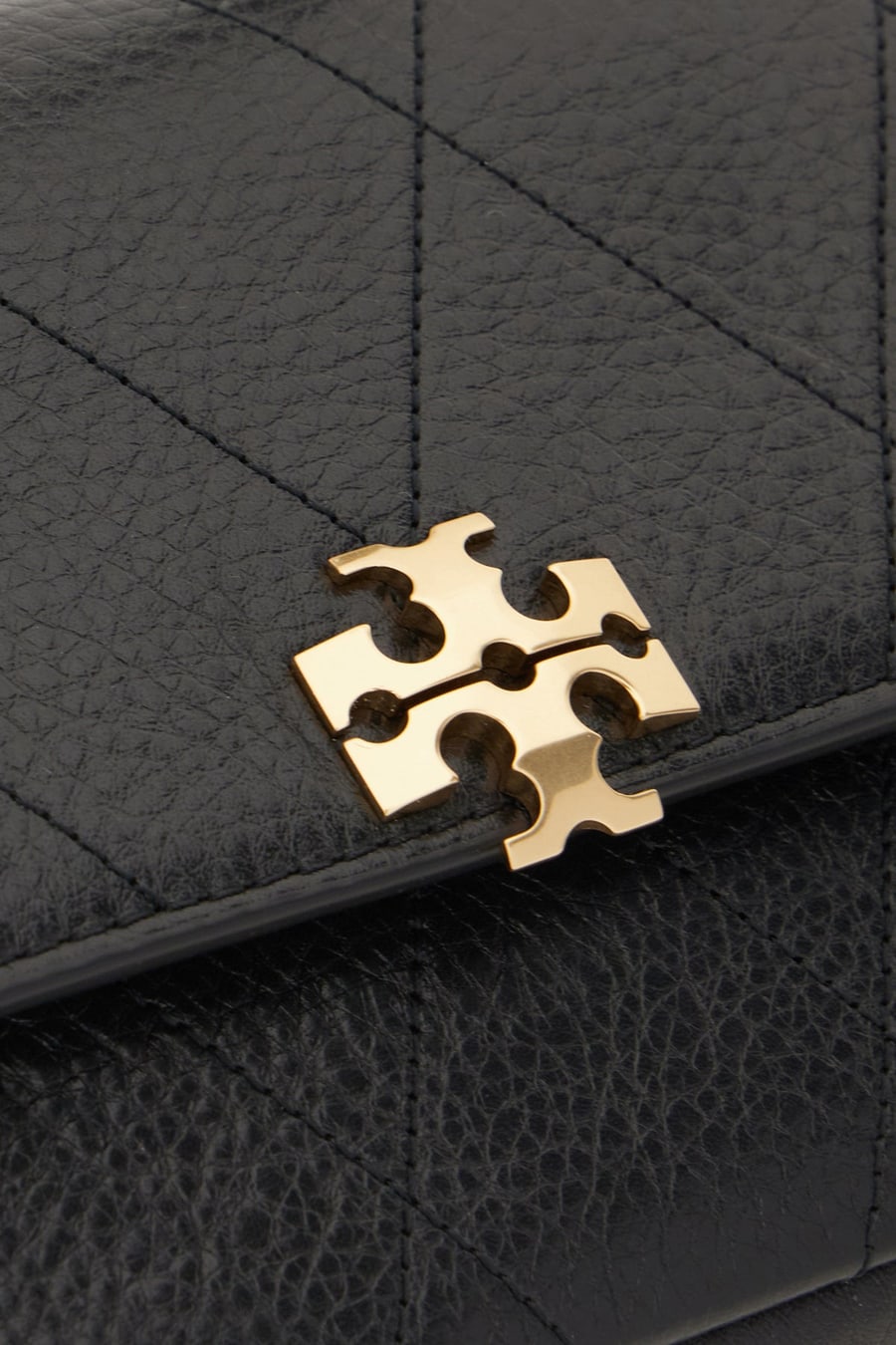 Tory Burch Borsa a spalla in pelle nera, view 4