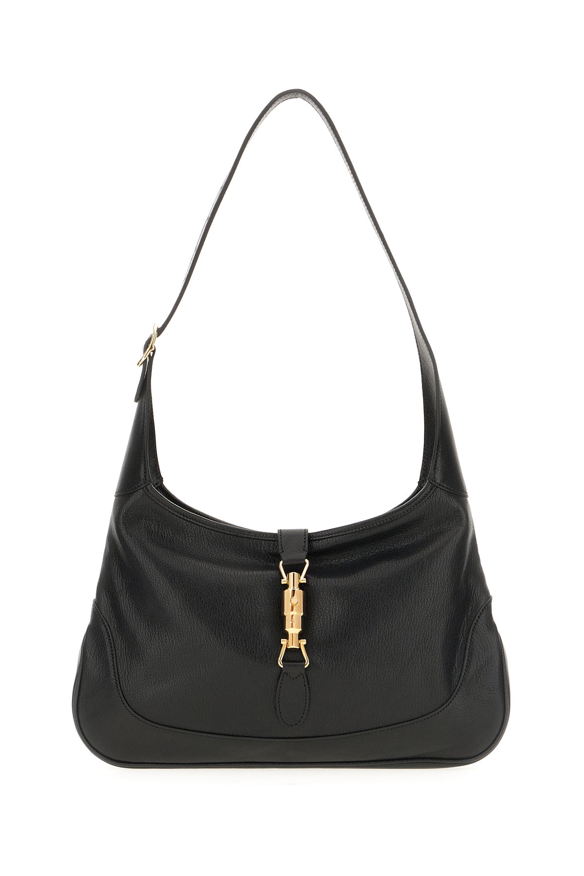 Gucci Borsa a spalla Jackie 1961 media in pelle nera