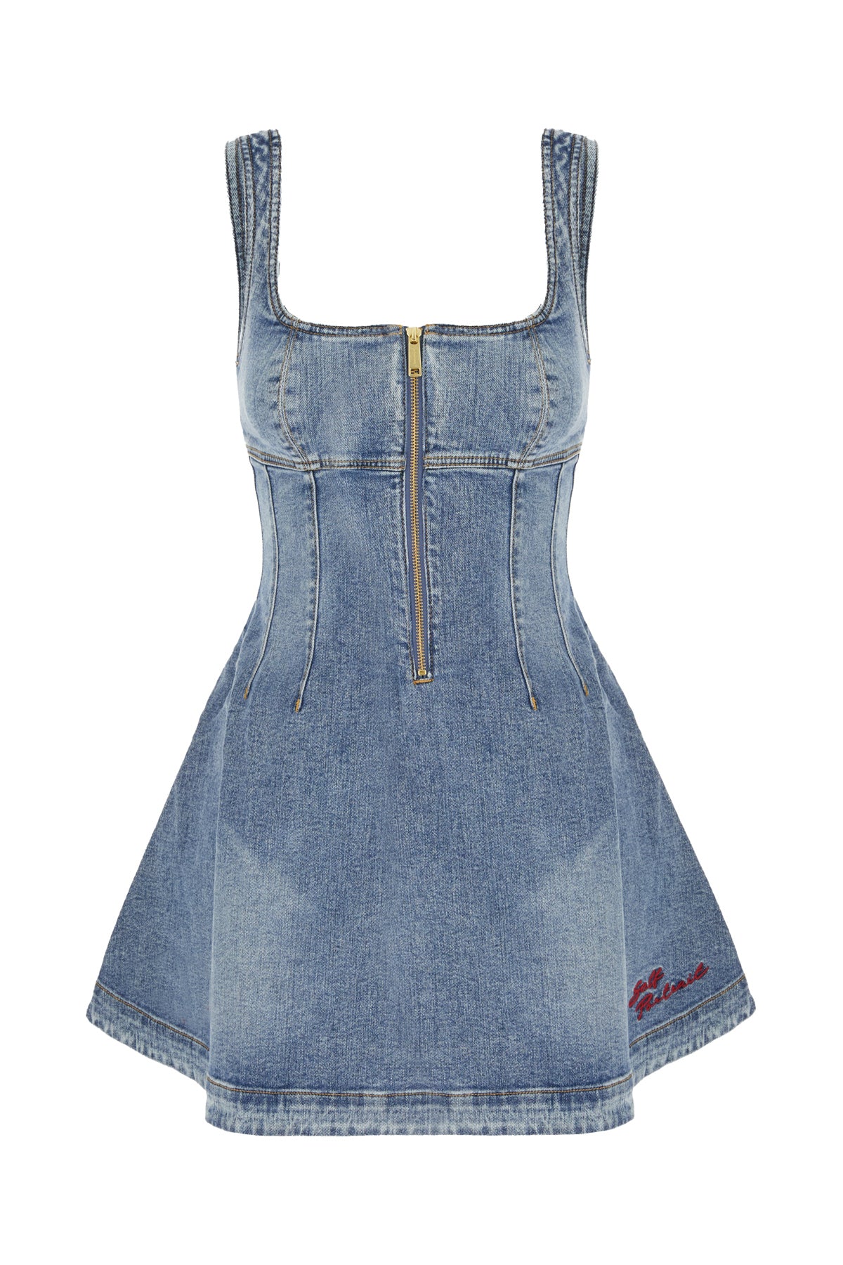 self-portrait Mini abito in denim