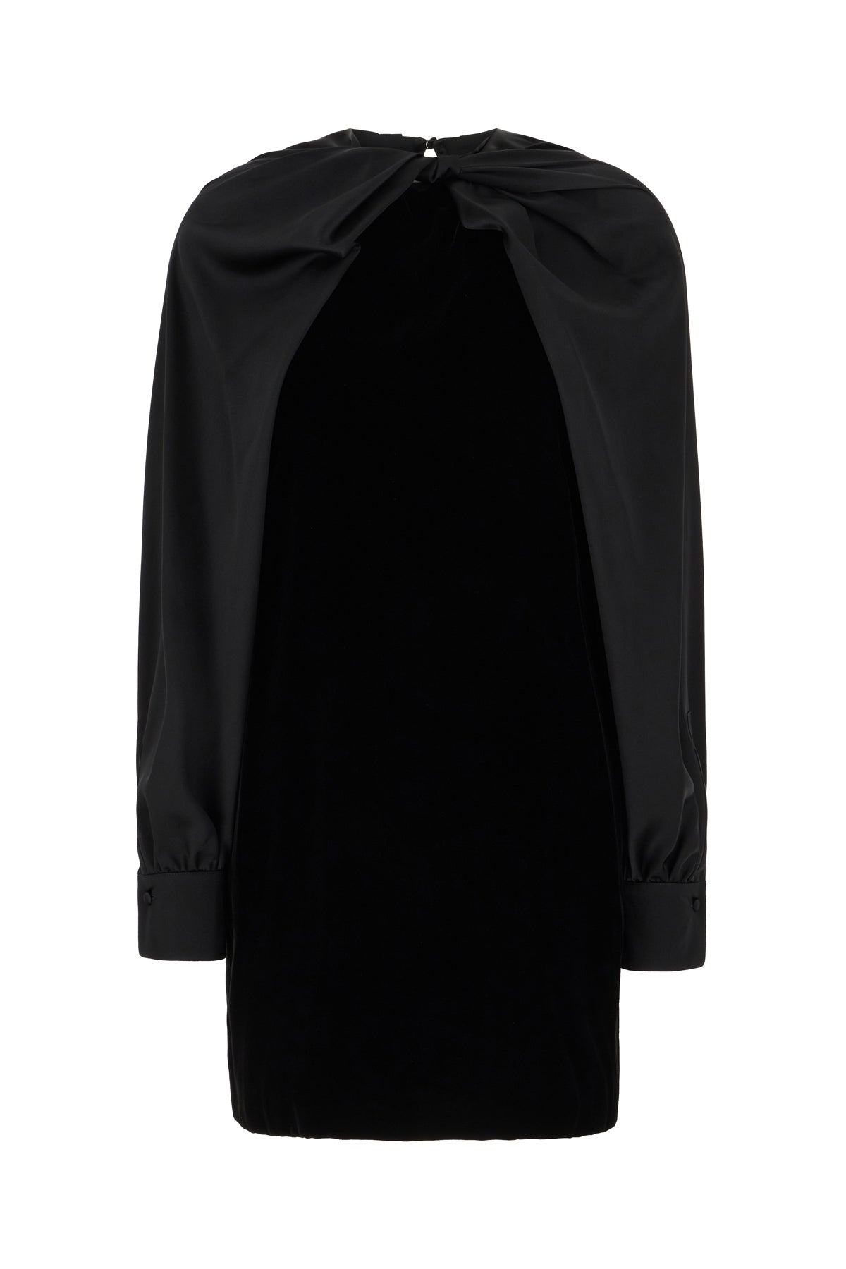 Max Mara Pianoforte Abito in velluto nero