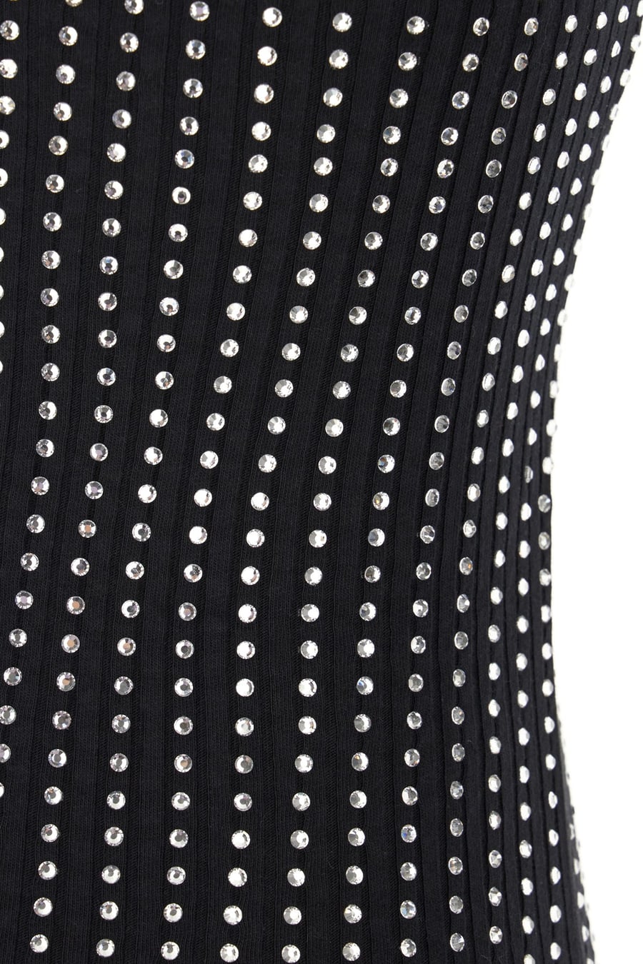 The Attico Top in cotone nero, view 3