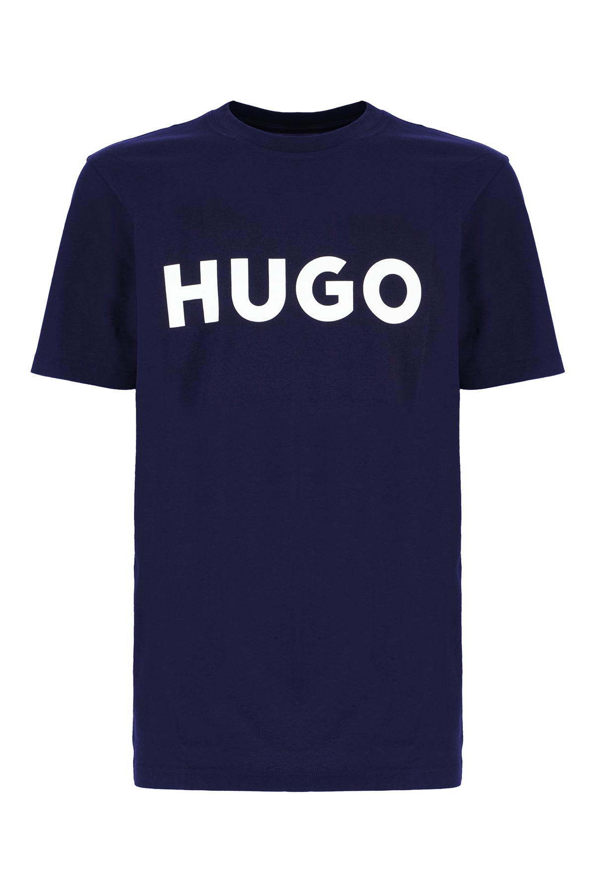 HUGO T-shirt in cotone blu