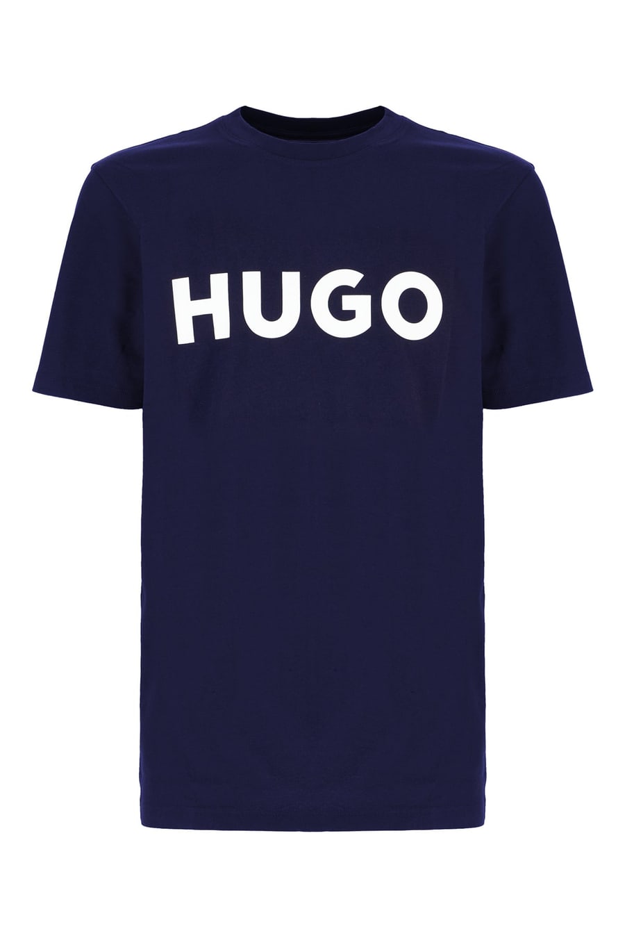 HUGO T-shirt in cotone blu