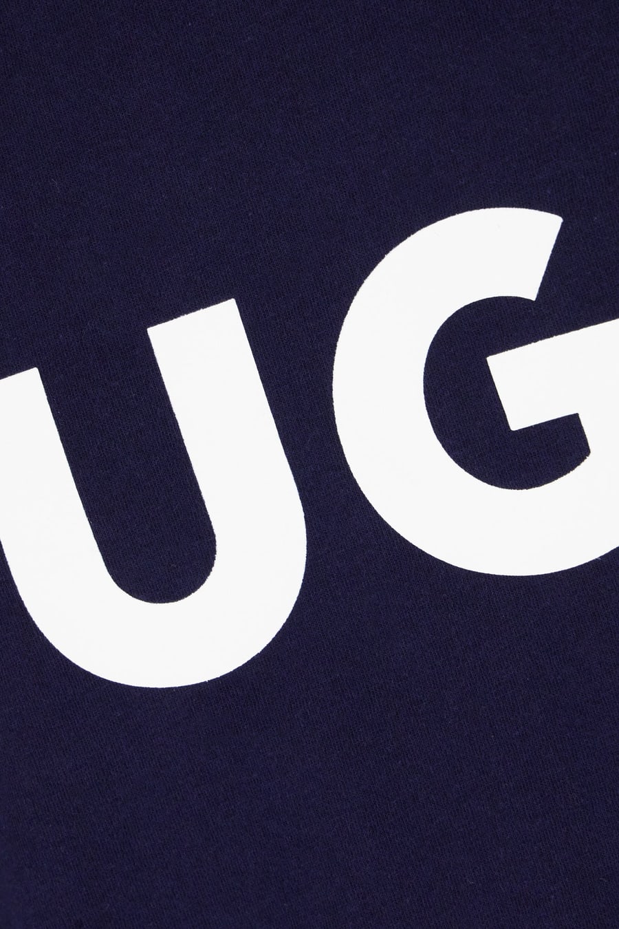 HUGO T-shirt in cotone blu, view 3