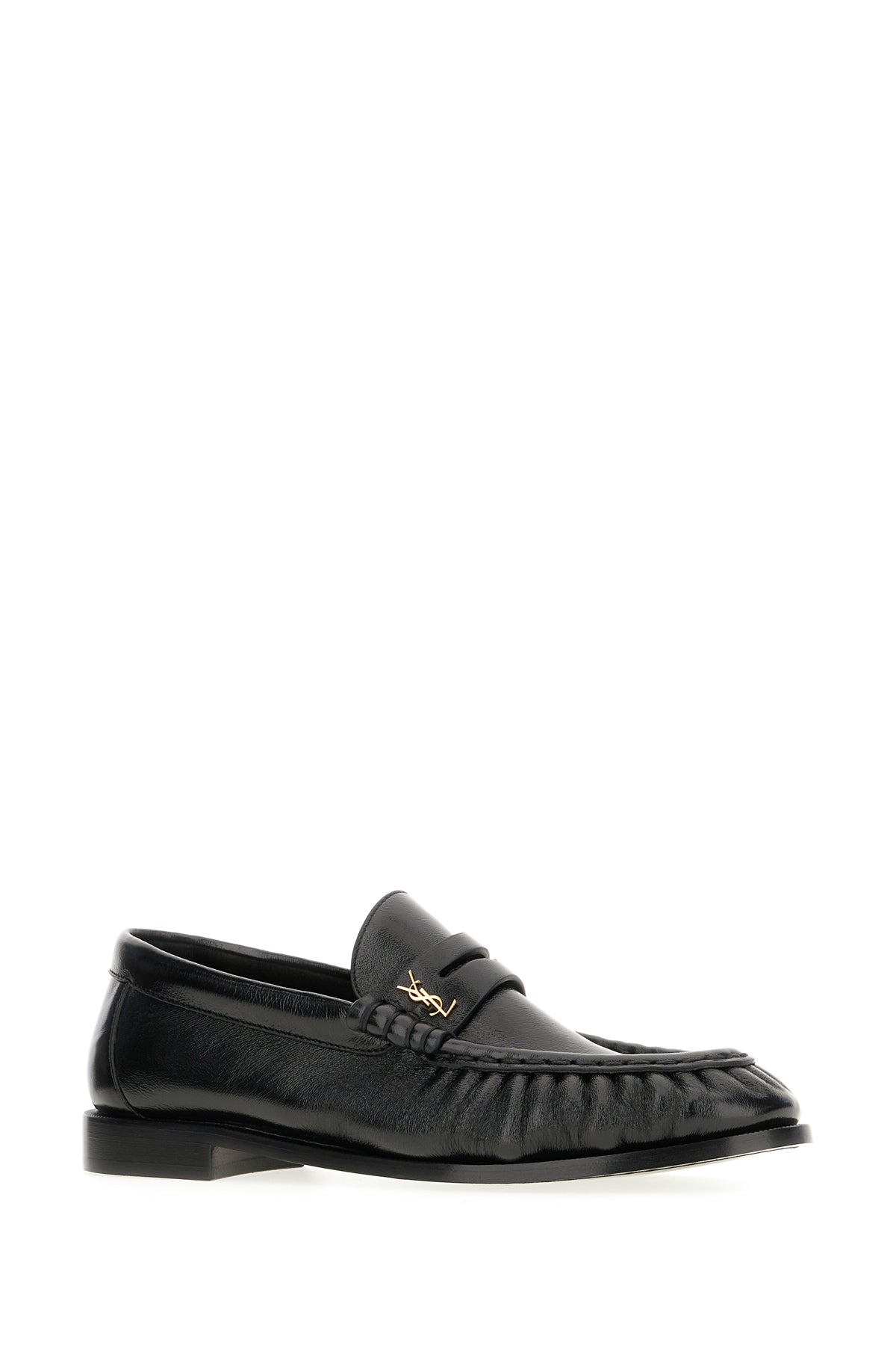 Saint Laurent Mocassini in pelle nera, view 2