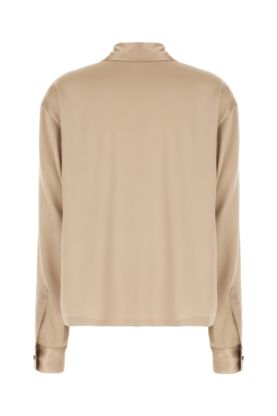 Tom Ford Camicia in seta cappuccino, view 2