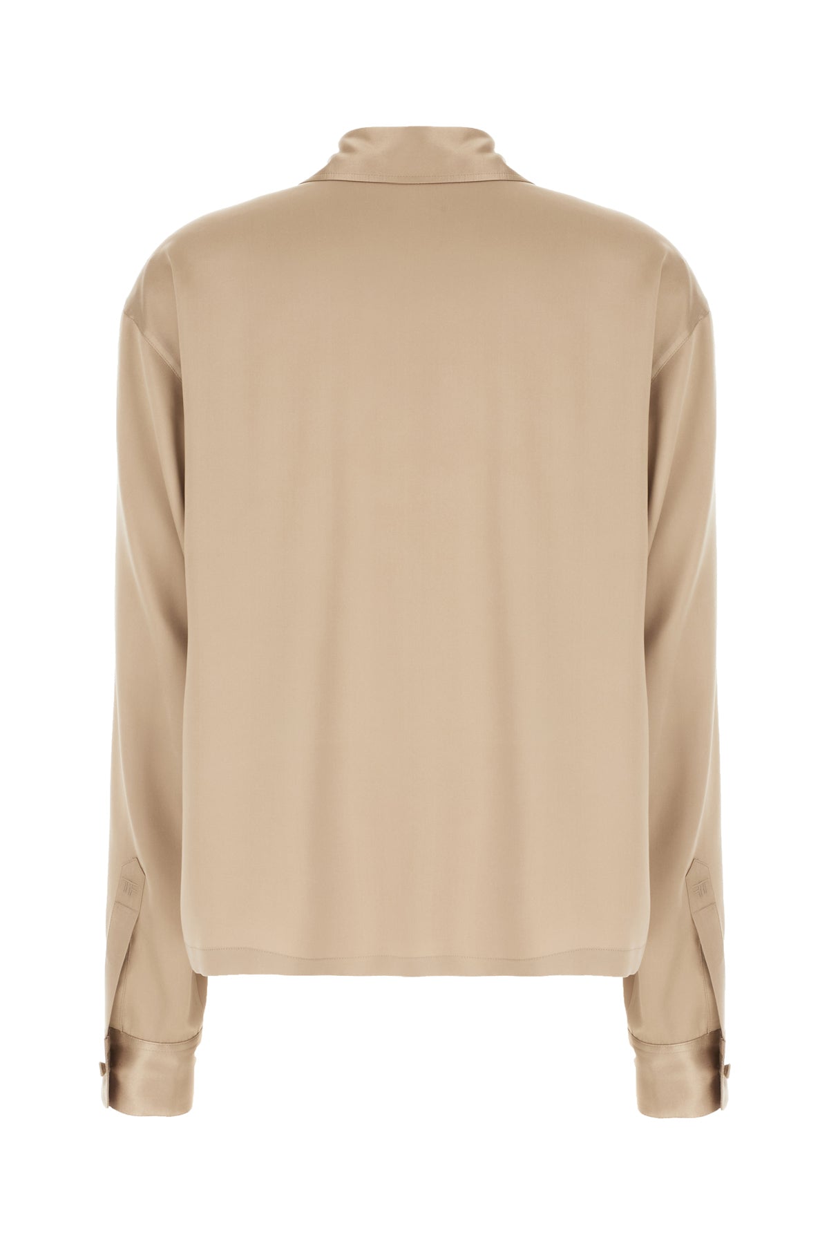 Tom Ford Camicia in seta cappuccino, view 2