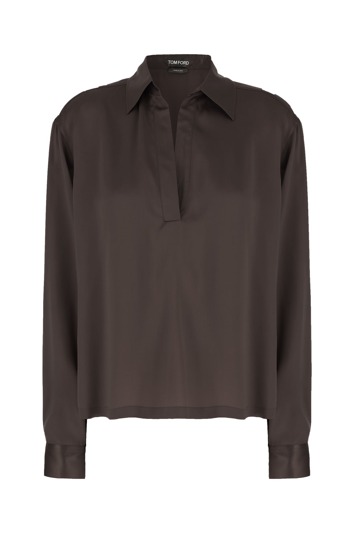 Tom Ford Camicia in seta testa di moro