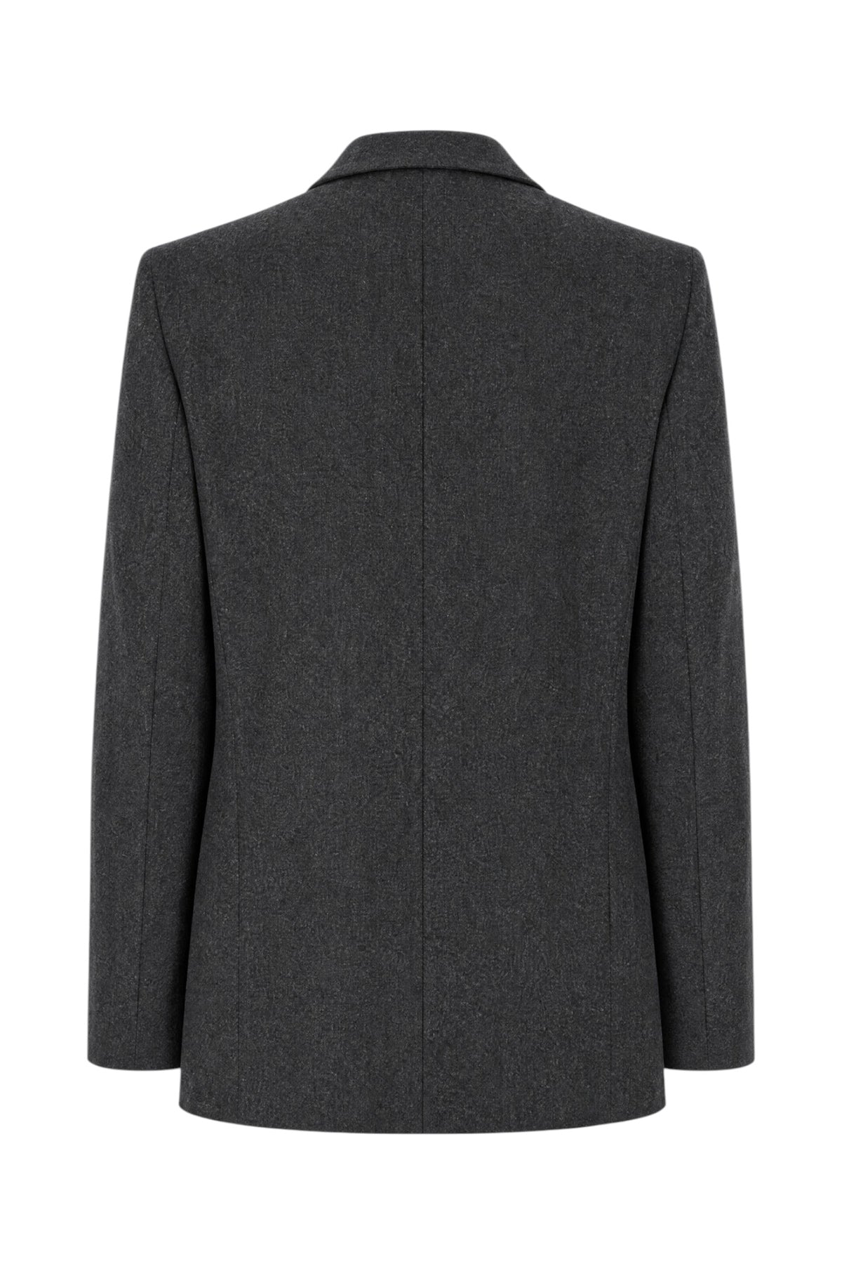 Giorgio Armani Giacca in misto lana stretch grafite, view 2