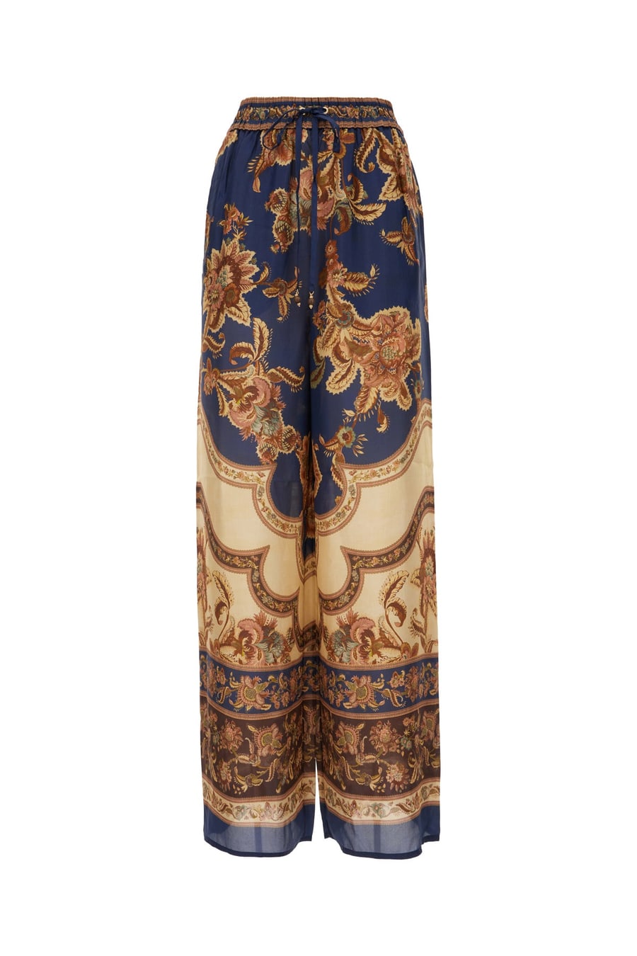 Zimmermann Pantalone in seta stampata
