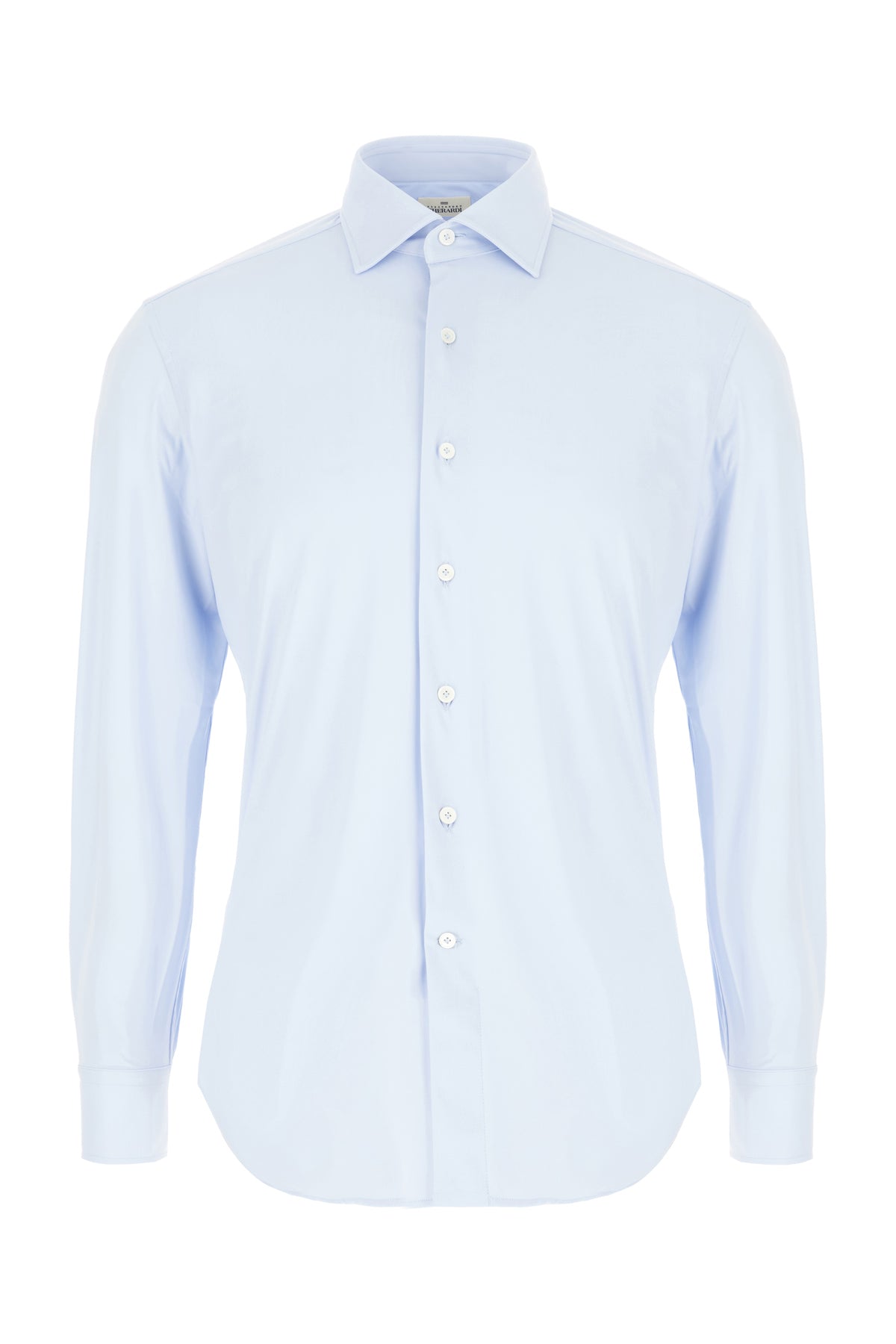 ALESSANDRO GHERARDI Camicia in misto cotone stretch azzurro