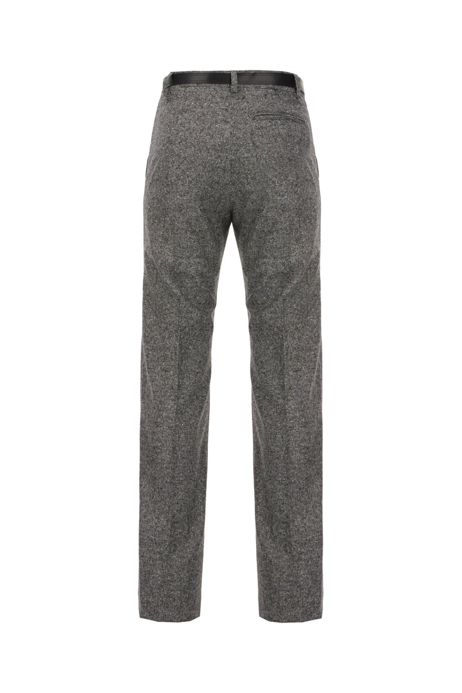 MM6 Pantalone in misto lana grigia, view 2