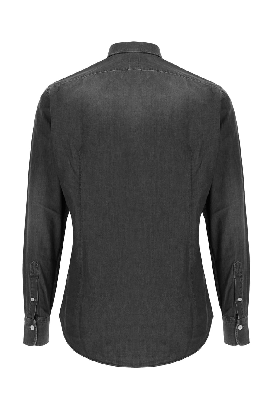 ALESSANDRO GHERARDI Camicia in denim ardesia, view 2