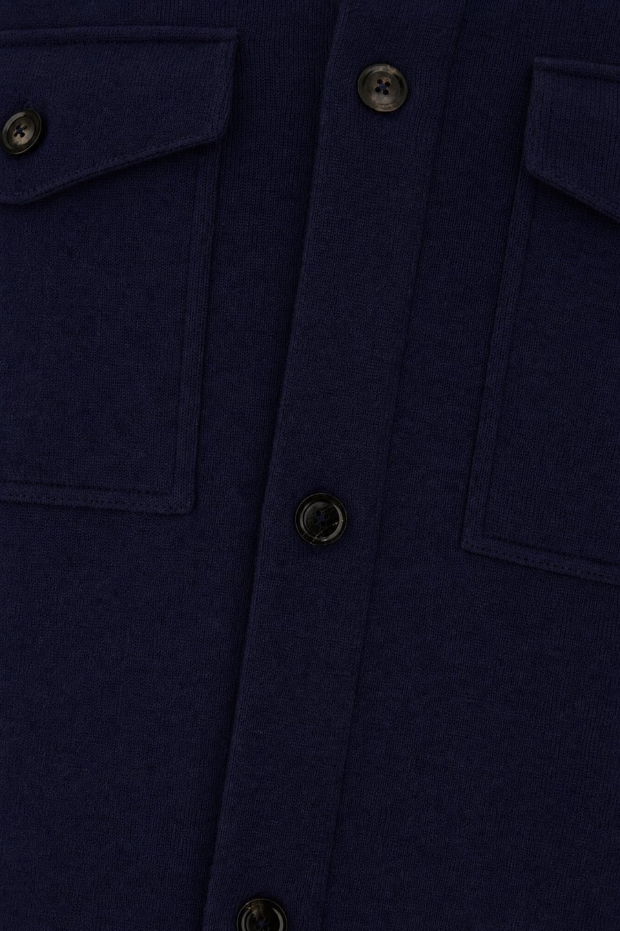 Tom Ford Cardigan in misto lana stretch blu, view 3
