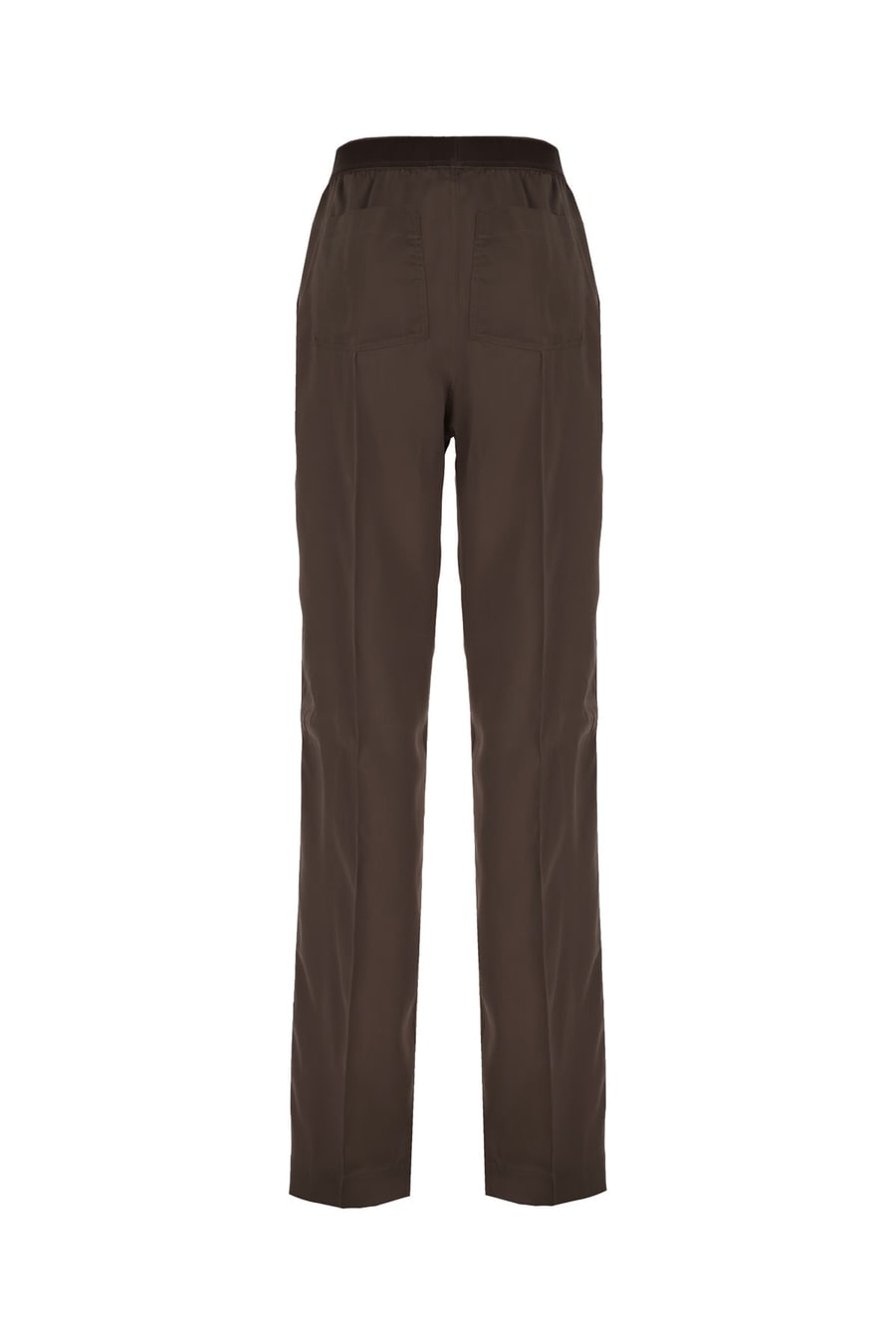 Tom Ford Pantalone in seta marrone, view 2