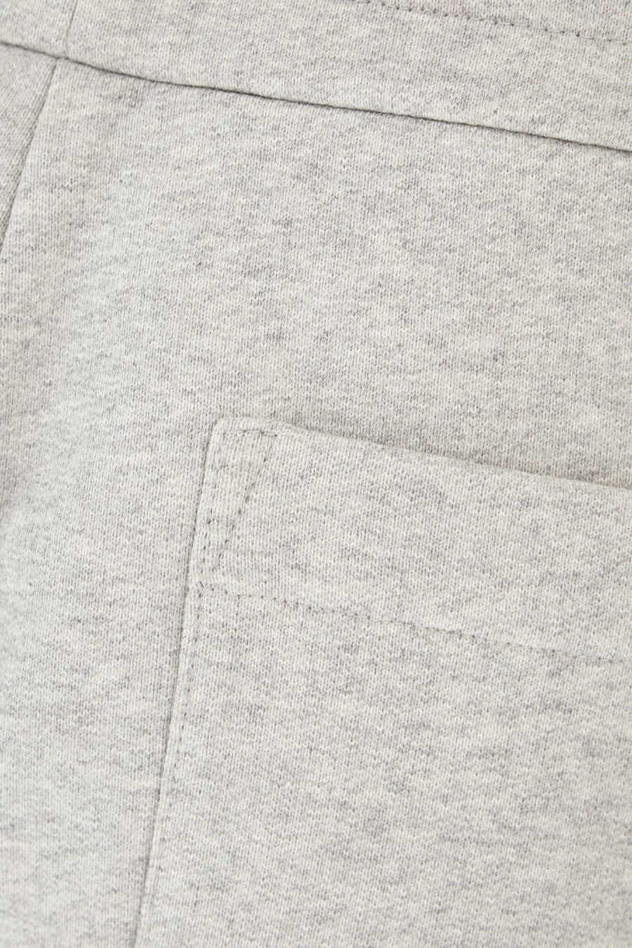 Moncler Bermuda in cotone grigio, view 3