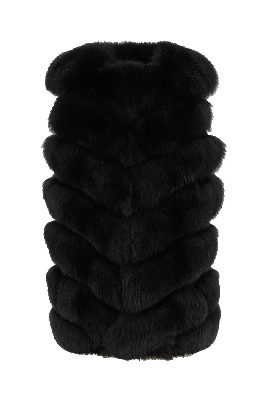 OLIVIA V Pelliccia in volpe nera