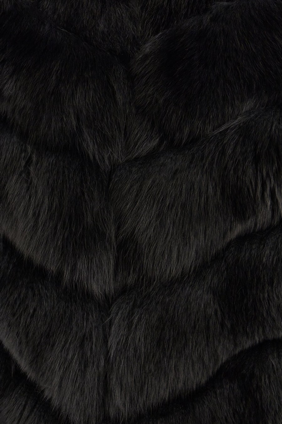 OLIVIA V Pelliccia in volpe nera, view 3