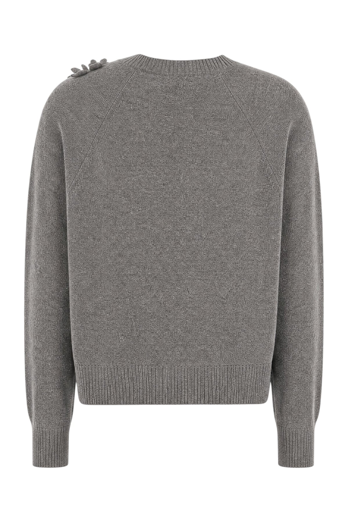 ALBERTA FERRETTI Maglione in misto lana vergine grigia, view 2