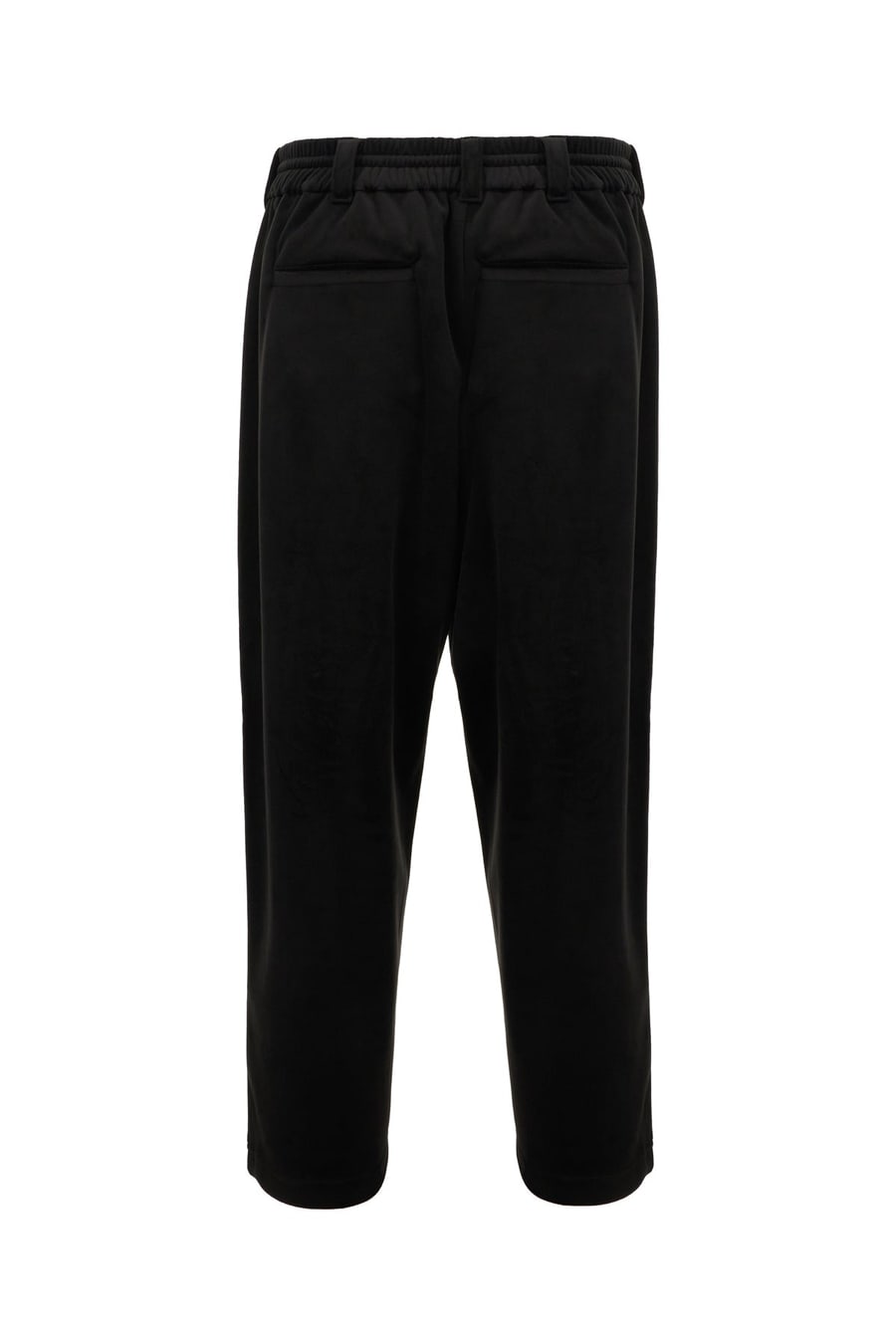 Y3 ADIDAS Pantalone in velluto nero, view 2
