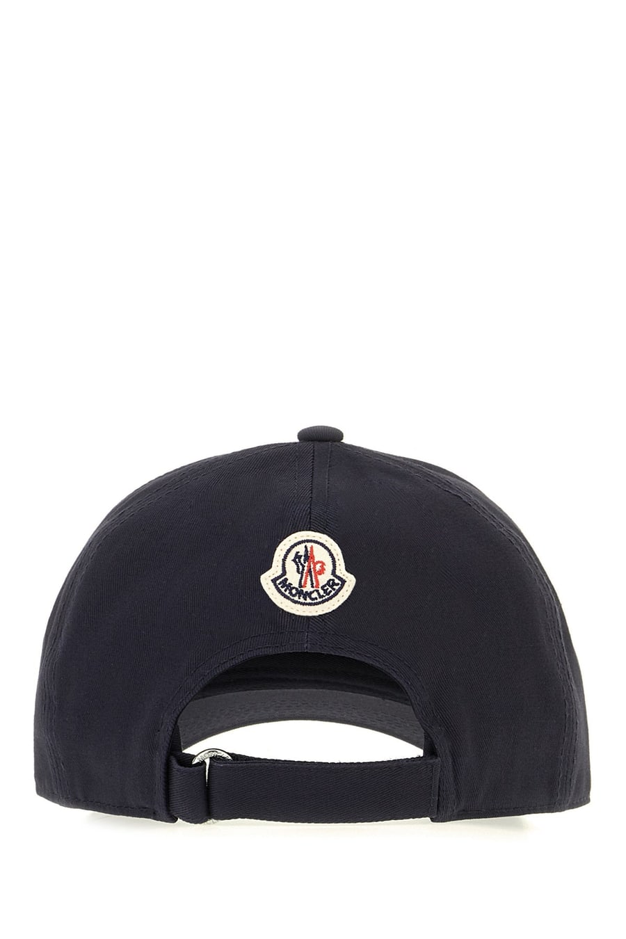Moncler Cappello da baseball in cotone blu notte, view 3