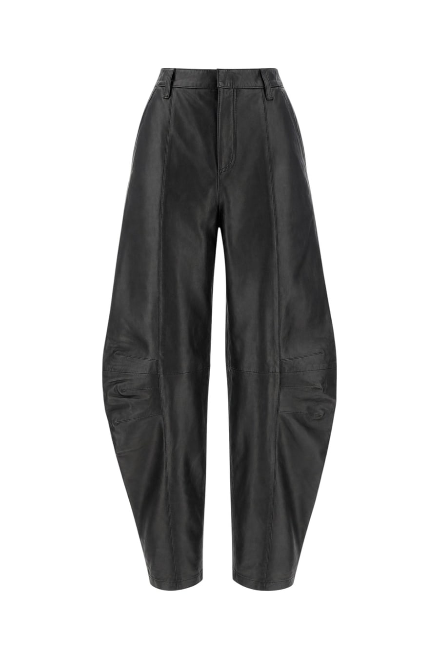 ROTATE Pantalone in nappa nera