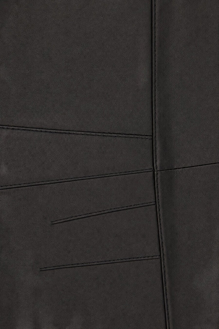 ROTATE Pantalone in nappa nera, view 3