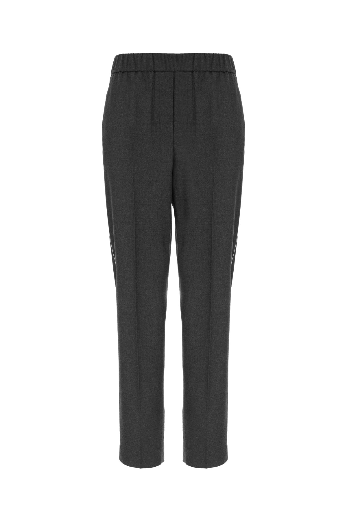 PESERICO Pantalone in misto lana vergine stretch ardesia