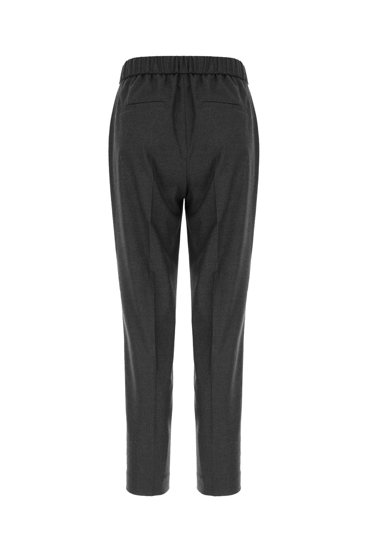 PESERICO Pantalone in misto lana vergine stretch ardesia, view 2