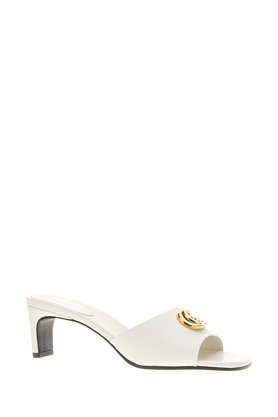 Gucci Mules in nappa bianca, view 2