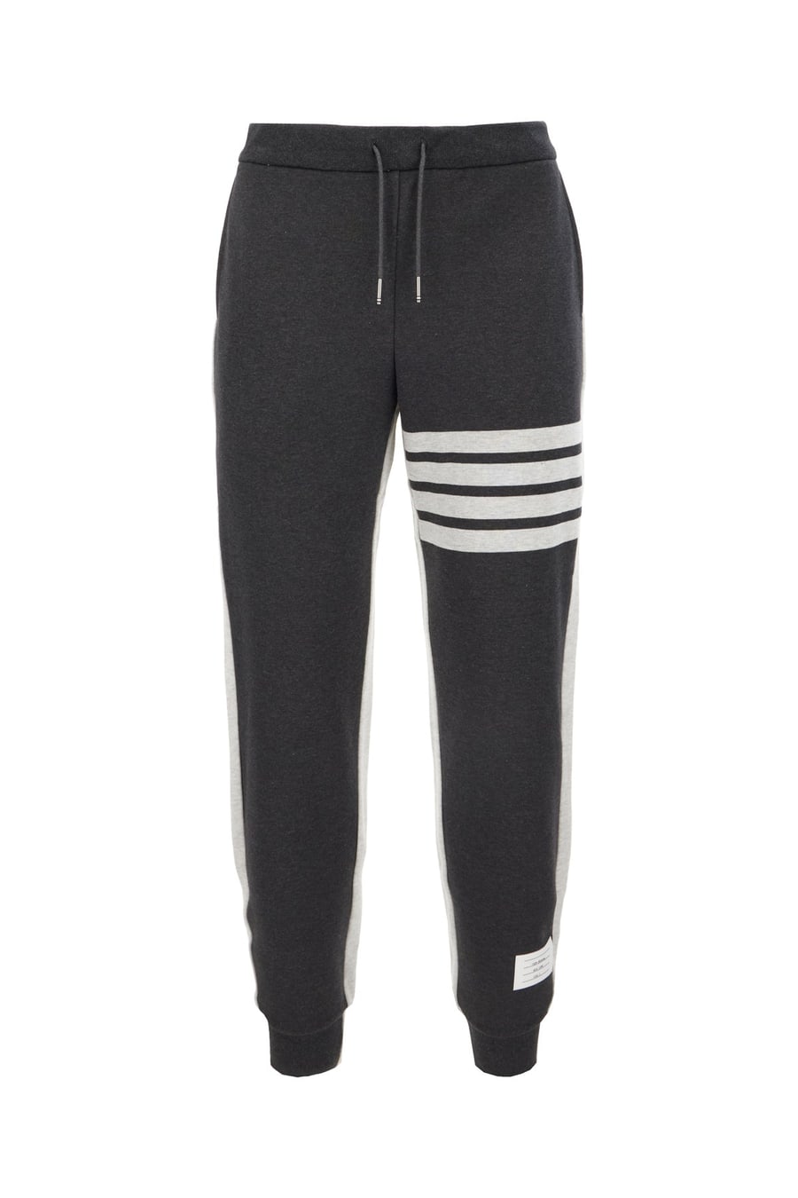 Thom Browne Pantalone jogging in cotone bicolor