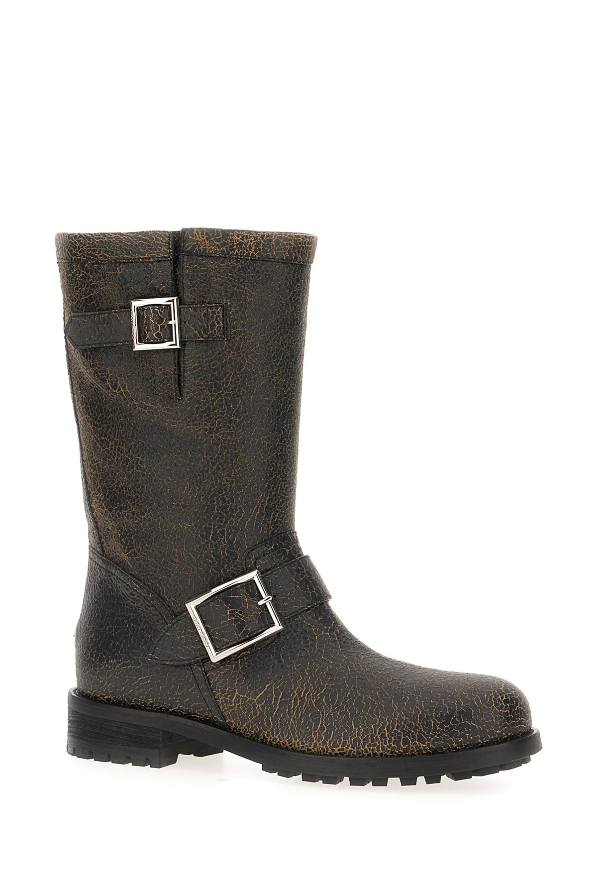 Jimmy Choo Stivali in pelle nera, view 2