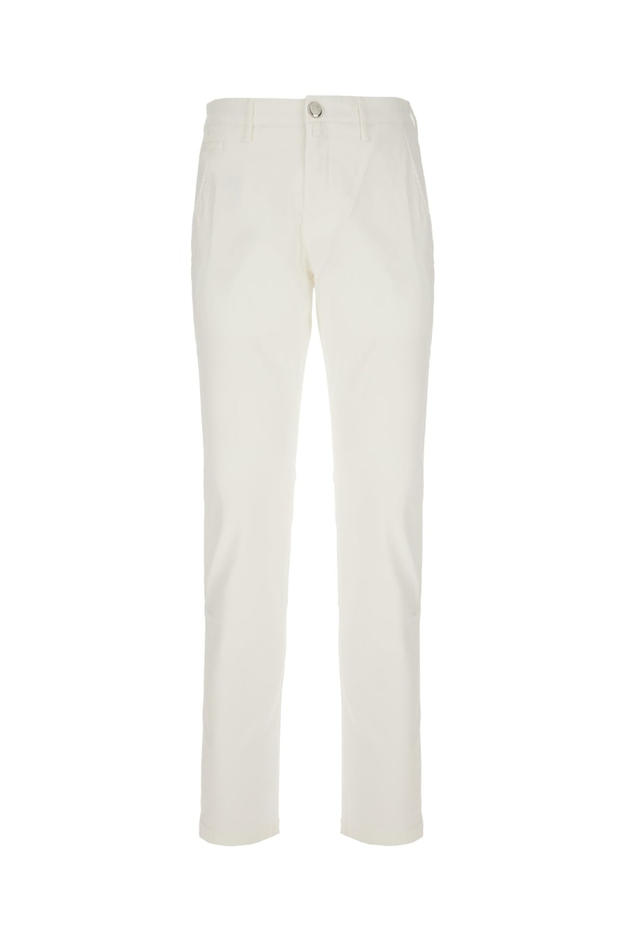 JACOB COHEN Pantalone in misto cotone stretch bianco