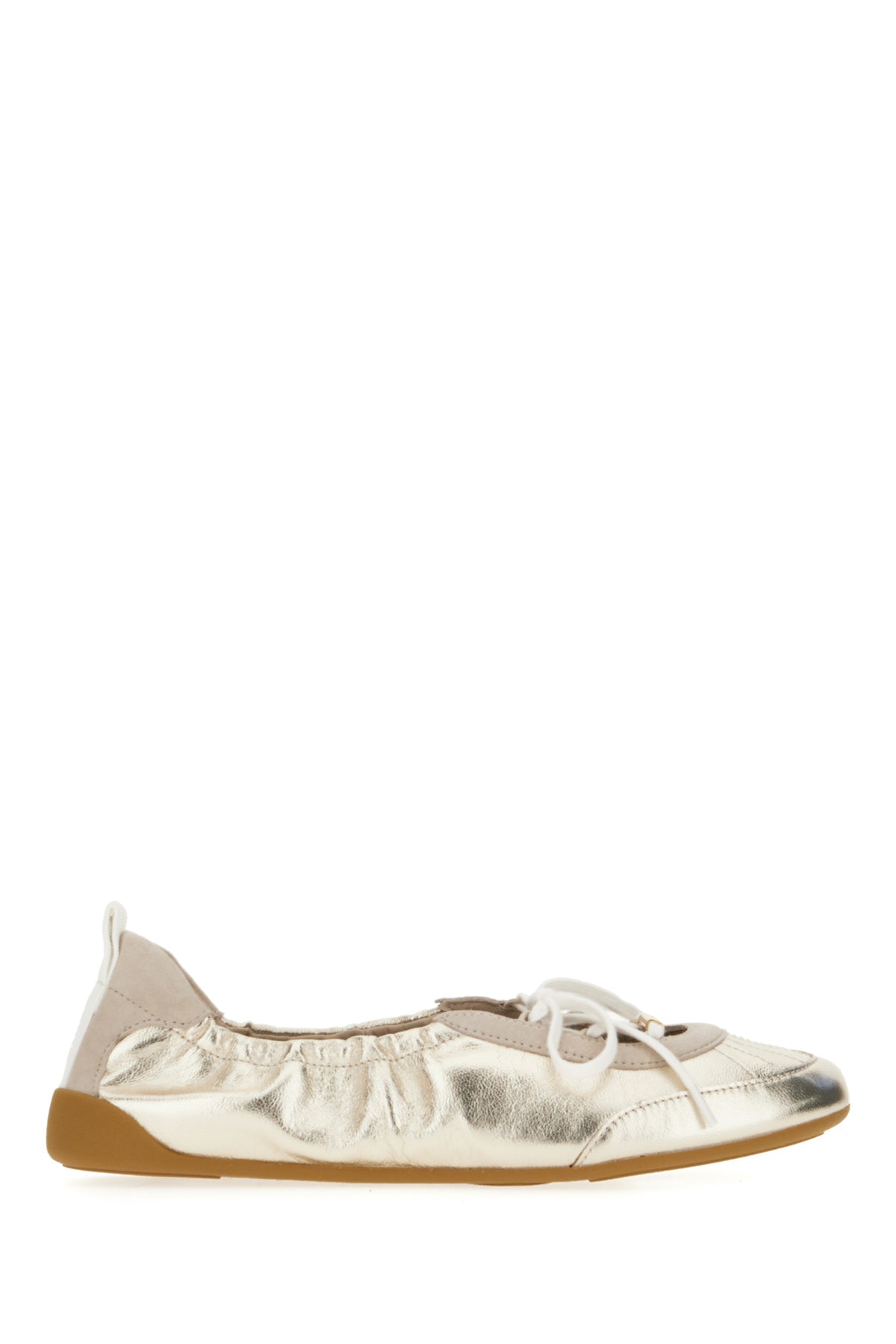 Chloé Ballerine Kick in pelle metallizzata