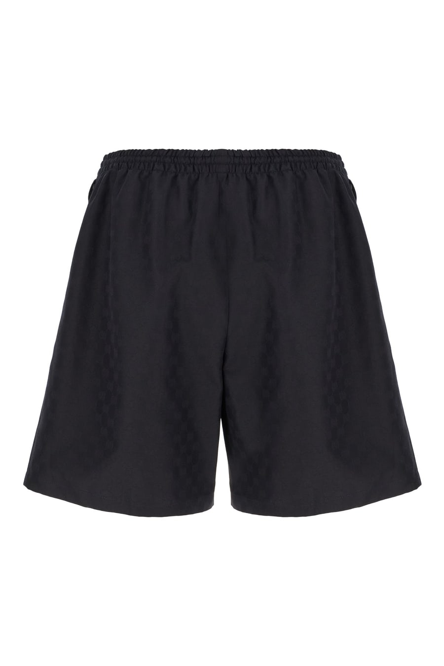 Gucci Bermuda in cotone nero, view 2