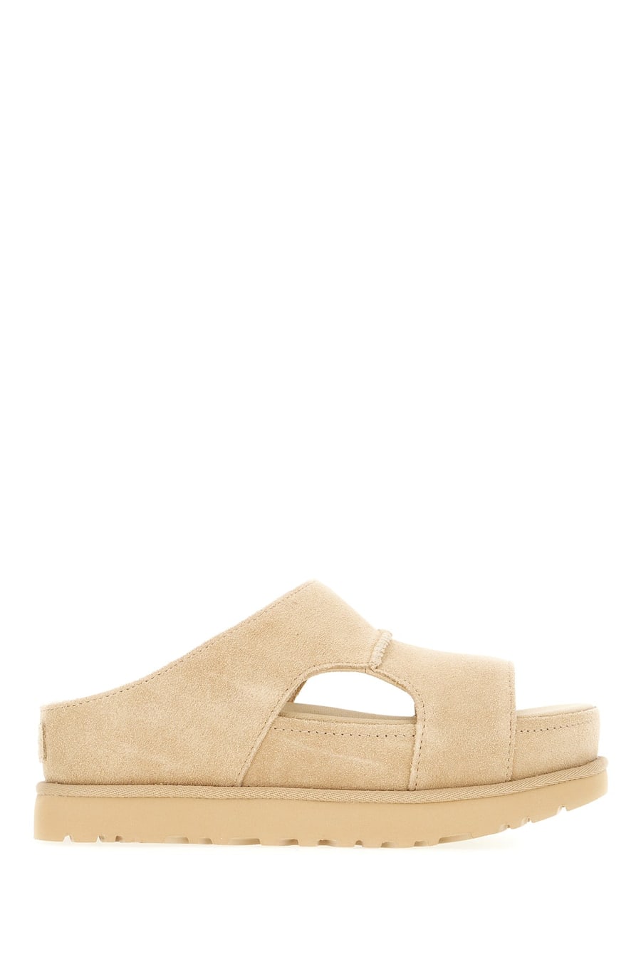 UGG Slippers Goldenstar in pelle scamosciata sand