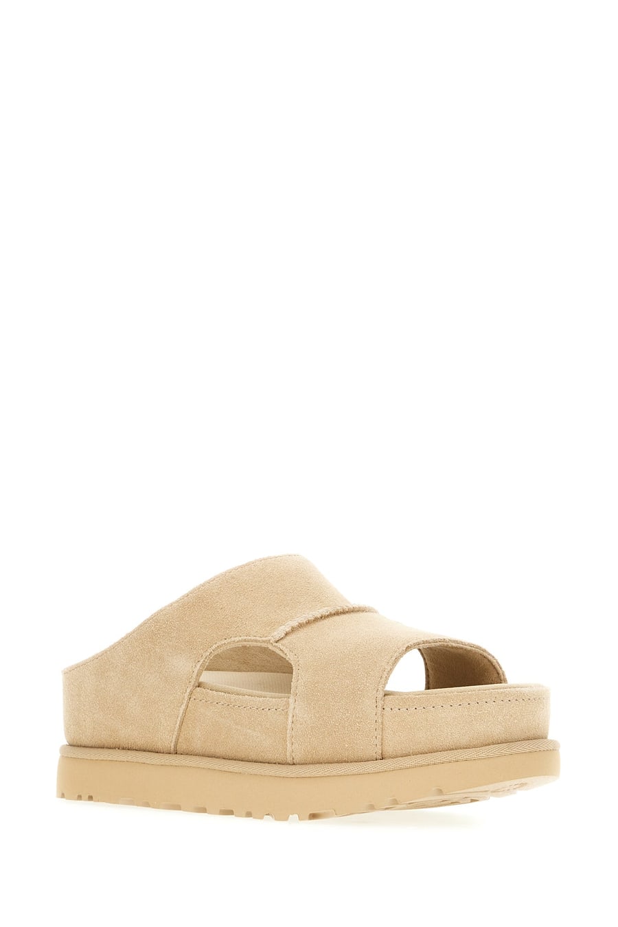 UGG Slippers Goldenstar in pelle scamosciata sand, view 2