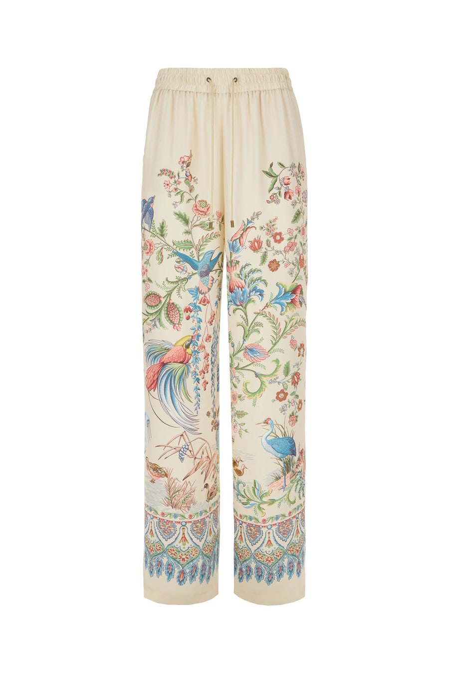 Etro Pantalone in raso stampato