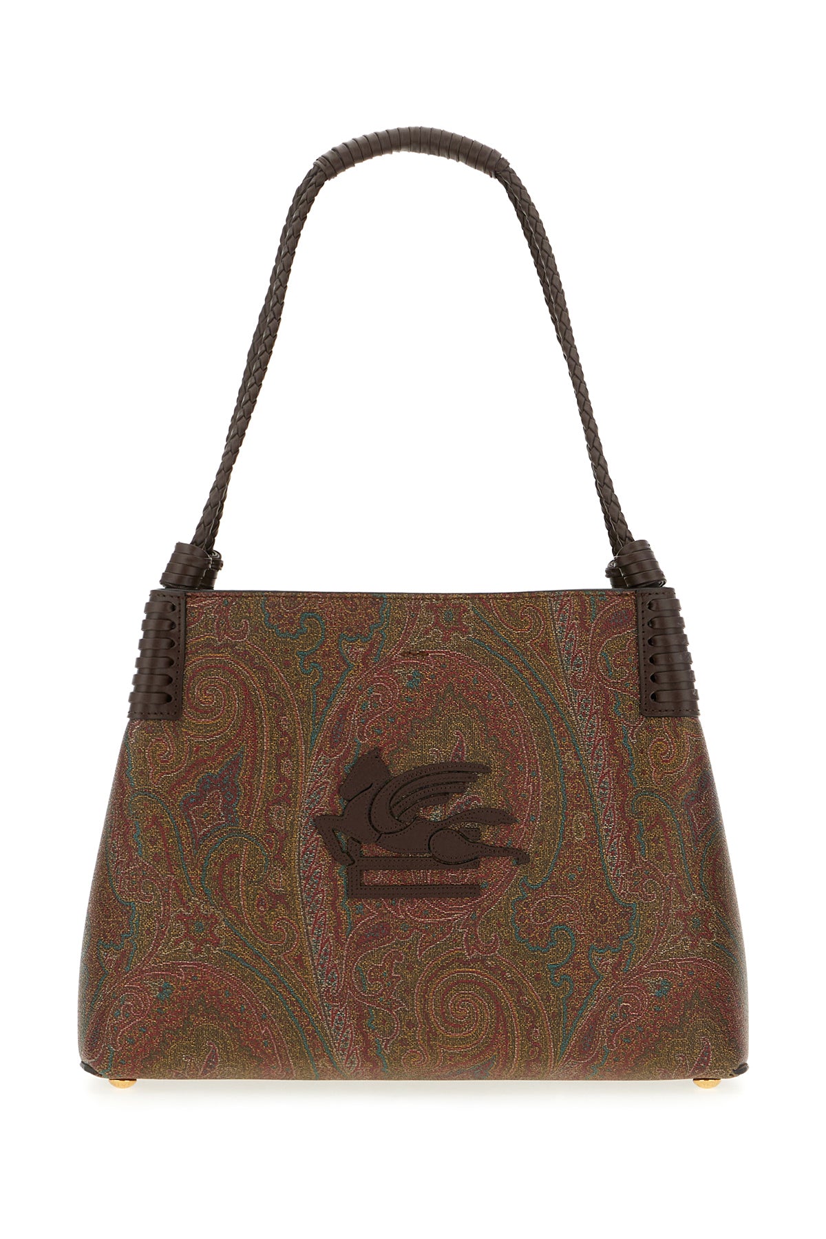Etro Borsa a spalla Libra piccola in pelle stampata